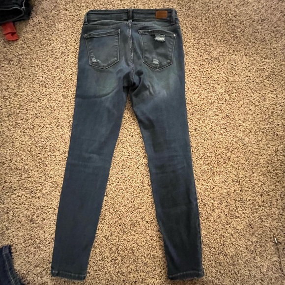 Judy Blue Distressed Skinny Jeans Women 7/28 - Picture 4 of 5